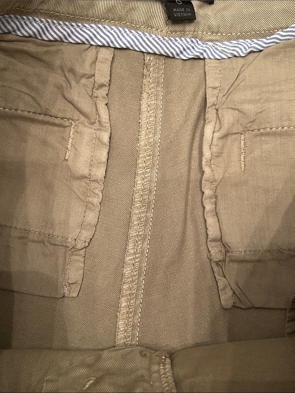 J. Crew Olive Cotton Chino Bermuda Shorts - Picture 5 of 13